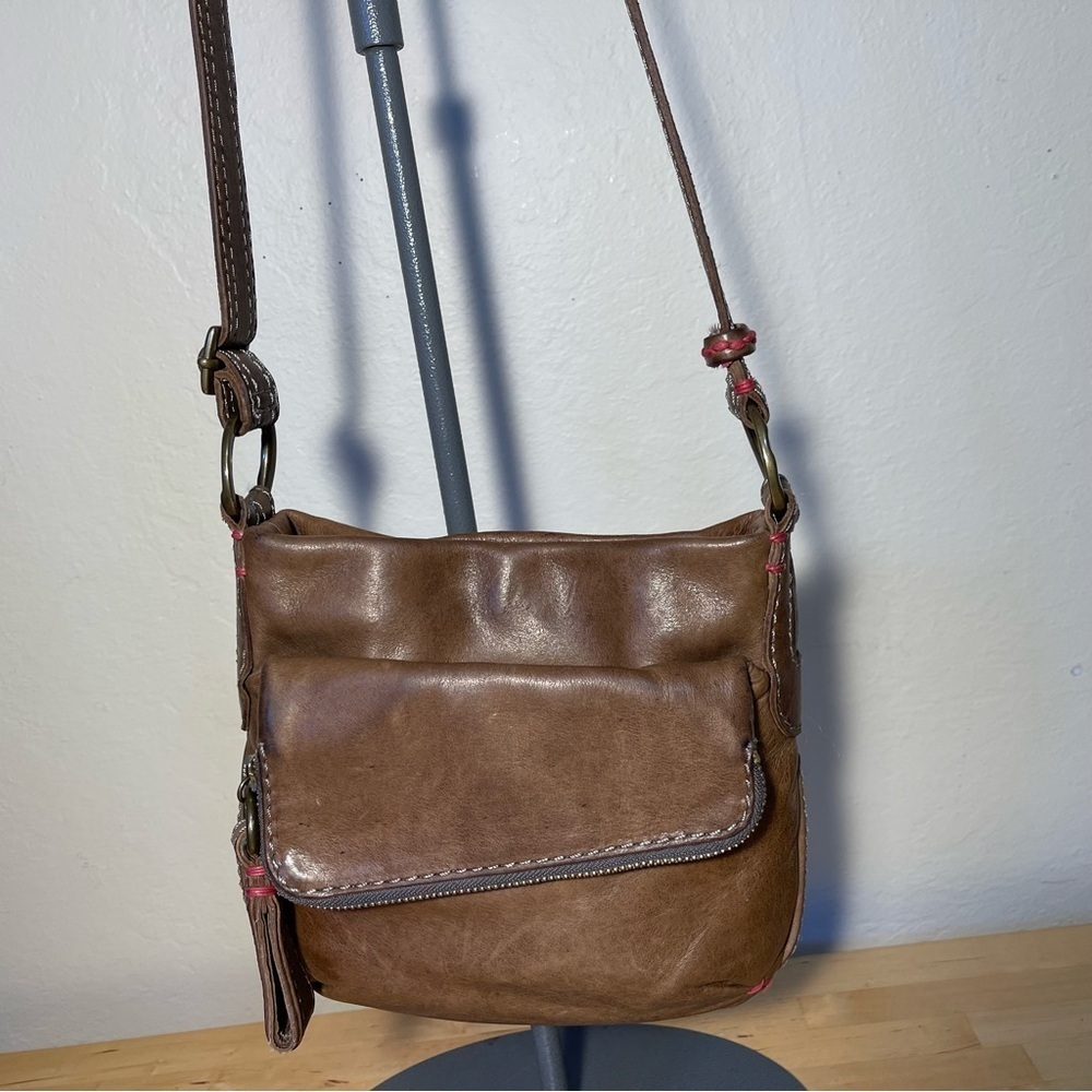 49 Square Miles Soft Italian Leather Crossbody Shoulder Bag San Francisco